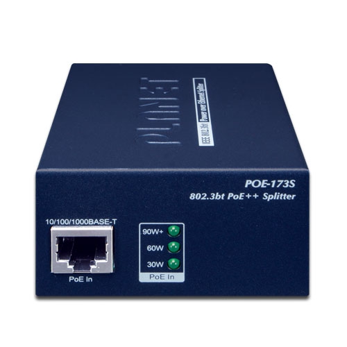 POE-173S - Single-Port 10/100/1000Mbps 802.3bt PoE++ Splitter