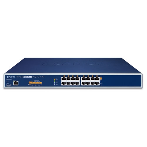 UPOE-800G - 8-Port Gigabit 802.3bt PoE++ Managed Injector Hub (400 watts)