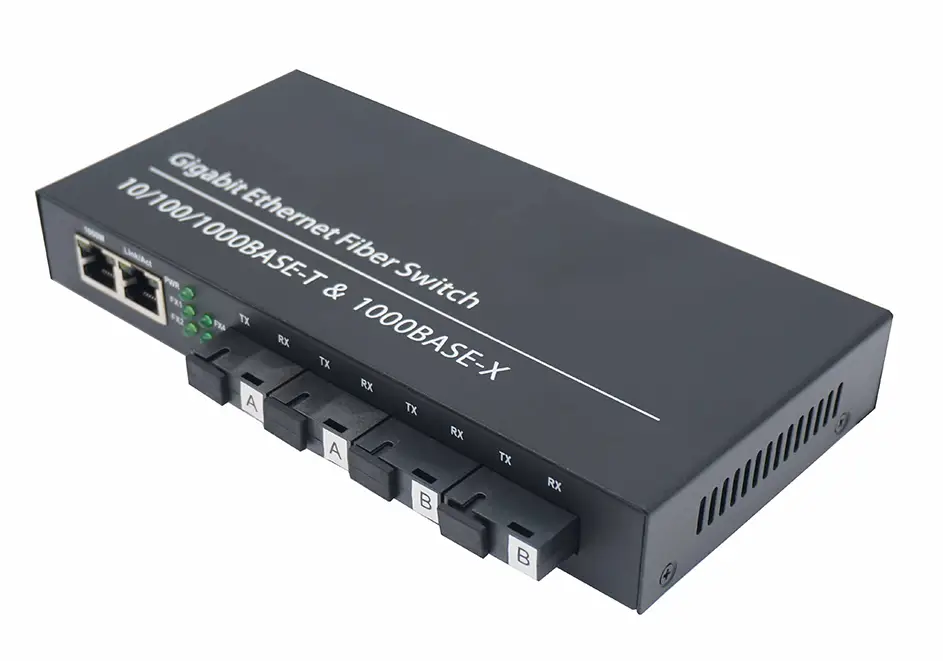 Неуправляемый коммутатор 4xFO-2xRJ45 Неуправляемый коммутатор 4xFO-2xRJ45