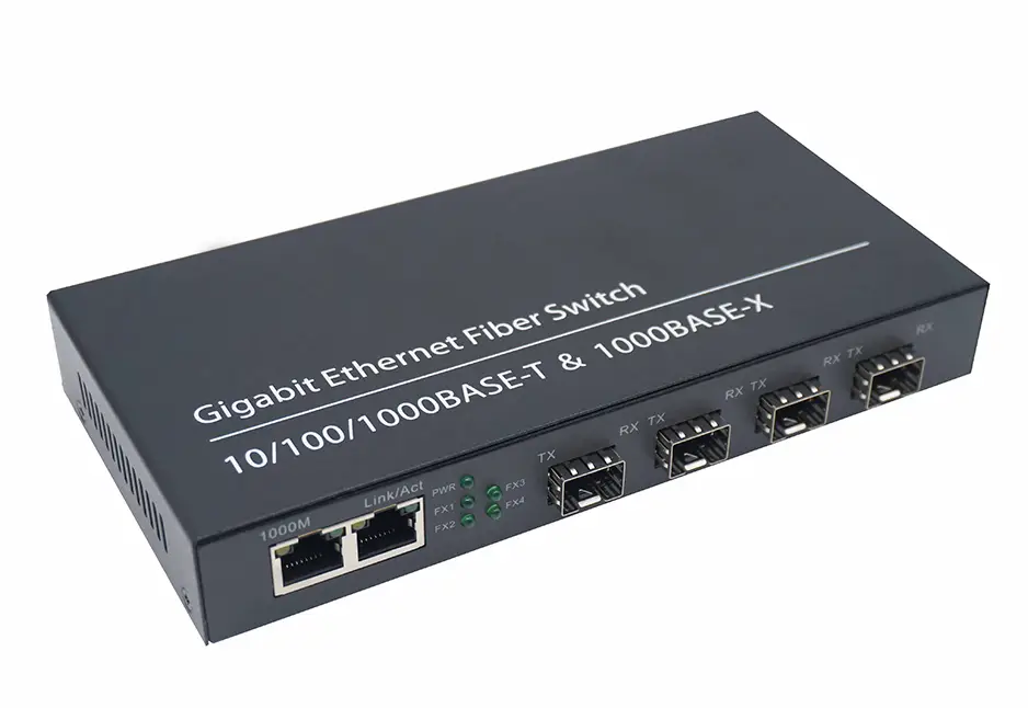Неуправляемый коммутатор 4xSFP-2xRJ45 Неуправляемый коммутатор 4xSFP-2xRJ45