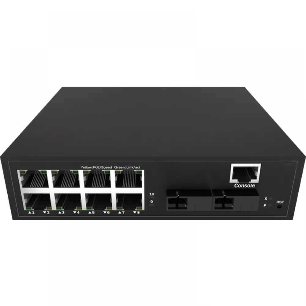 ESW-2GX8GT - Коммутатор Ethernet с веб-управлением и PoE