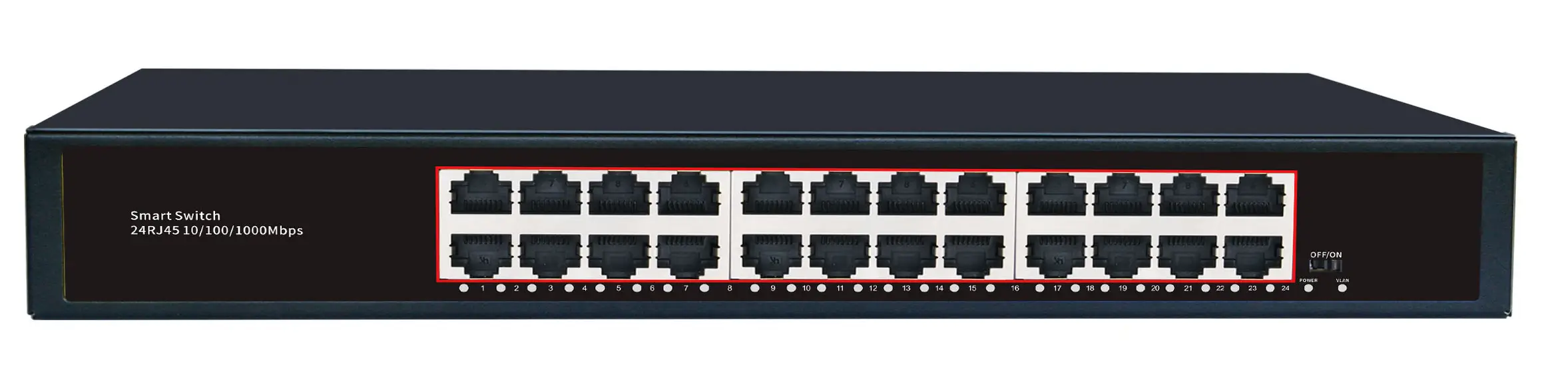 Неуправляемые коммутаторы 16/24 порта 10/100 Мбит/с, Plug and Play