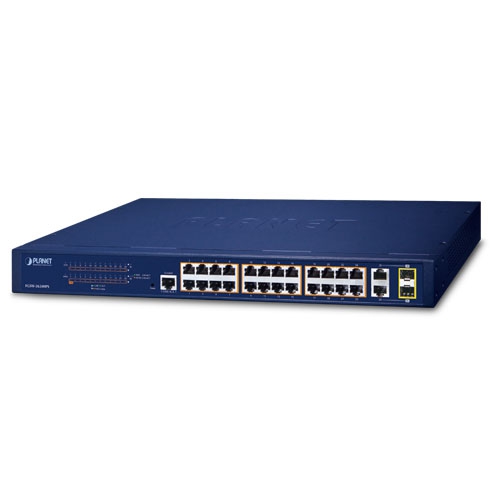 FGSW-2624HPS - 24-Port 10/100TX 802.3at PoE + 2-Port Gigabit TP/SFP FGSW-2624HPS - 24-Port 10/100TX 802.3at PoE + 2-Port Gigabit TP/SFP