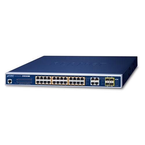 GS-4210-24UP4C - 24-Port 10/100/1000T 802.3bt PoE++ plus 4-Port Gigabit TP/SFP GS-4210-24UP4C - 24-Port 10/100/1000T 802.3bt PoE++ plus 4-Port Gigabit TP/SFP