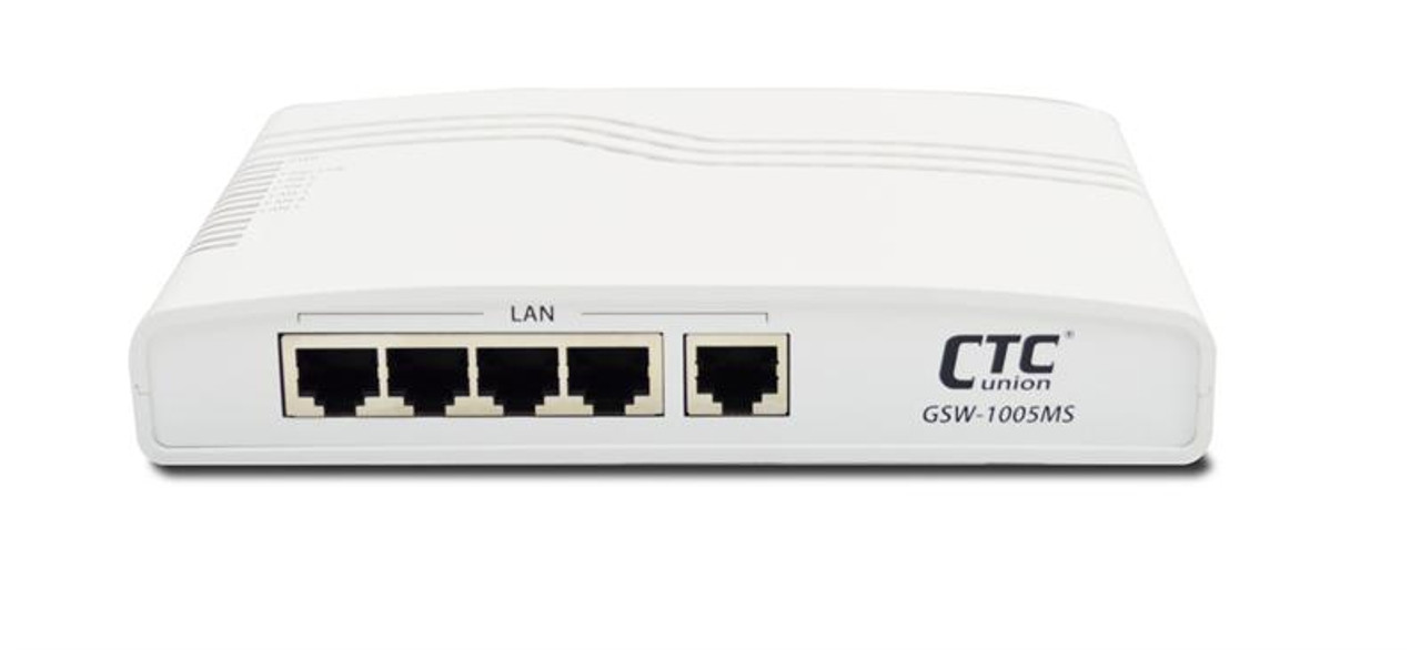 Управляемый 5-портовий Ethernet коммутатор L2+ GSW-1005MS 5x GbE/RJ45 + 1x 1G/SFP Управляемый 5-портовий Ethernet коммутатор L2+ GSW-1005MS 5x GbE/RJ45 + 1x 1G/SFP