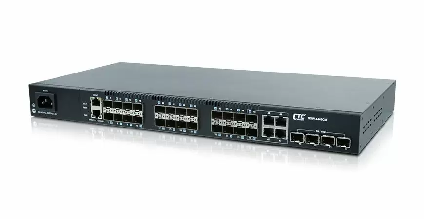 GSW-4448CM -  Управляемый коммутатор L2+ 48x1000Base-X + 4xGbE combo + 4x1G/10G SFP+ GSW-4448CM -  Управляемый коммутатор L2+ 48x1000Base-X + 4xGbE combo + 4x1G/10G SFP+