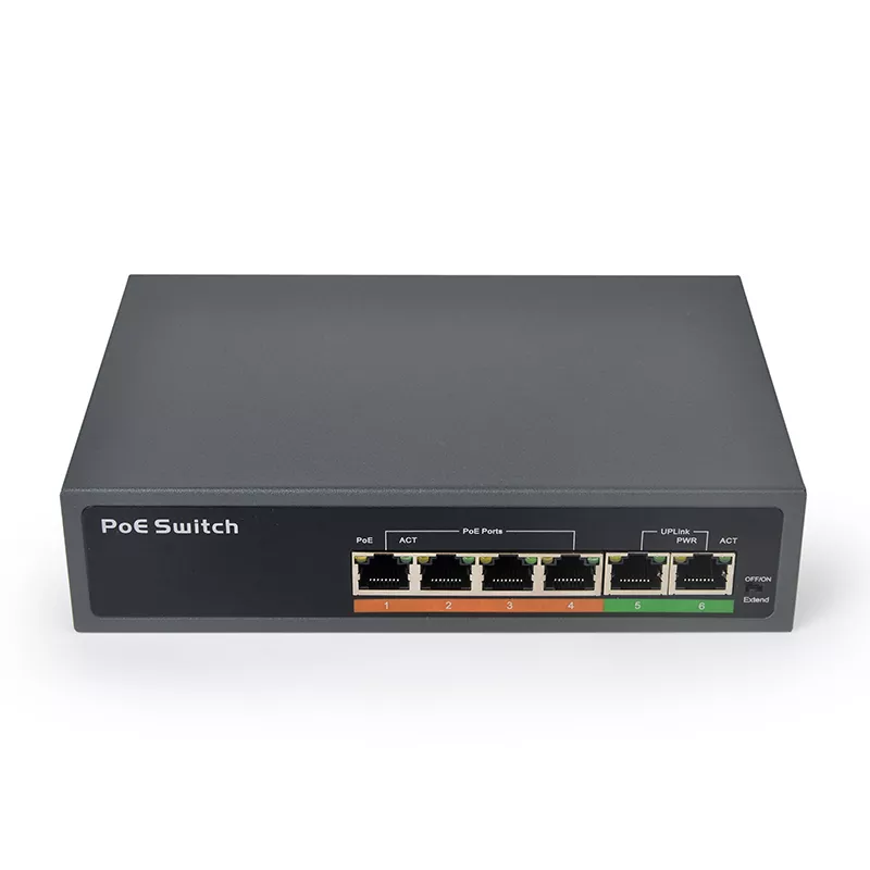 SWP604EX 4-портовый 65W PoE сетевой коммутатор