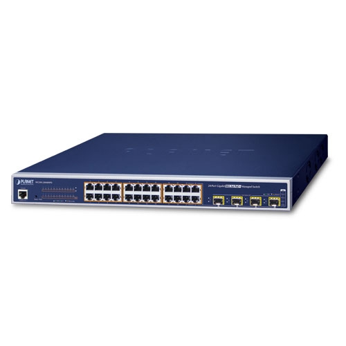 WGSW-24040HP4 - L2+ 24-Port 10/100/1000Mbps 802.3at PoE+ Managed Switch with 4 Shared SFP WGSW-24040HP4 - L2+ 24-Port 10/100/1000Mbps 802.3at PoE+ Managed Switch with 4 Shared SFP
