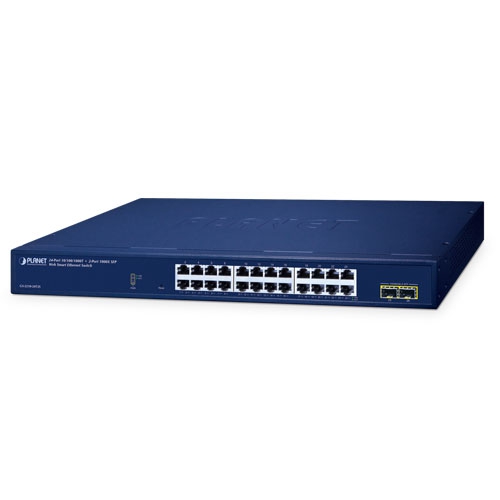 GS-2210-24T2S - 24-Port 10/100/1000T + 2-Port 1000X SF GS-2210-24T2S - 24-Port 10/100/1000T + 2-Port 1000X SF
