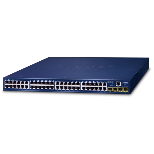 GS-4210-48T4S - 48-Port 10/100/1000BASE-T + 4-Port 100/1000BASE-X SFP