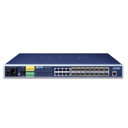 MGSW-24160F - L2+ 16-Port 100/1000BASE-X SFP + 8-Port 10/100/1000BASE-T