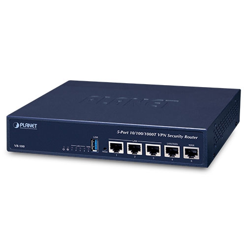 5-портовый 10/100/1000T VPN Security Router - VR-100 5-портовый 10/100/1000T VPN Security Router - VR-100