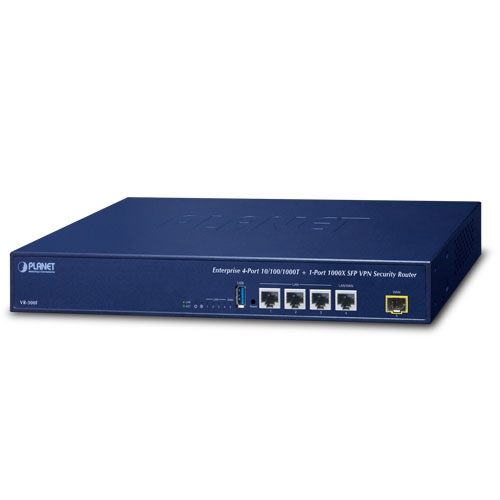 4 порта 10/100/1000T + 1 порт 1000X SFP VPN Security Router - VR-300F 4 порта 10/100/1000T + 1 порт 1000X SFP VPN Security Router - VR-300F