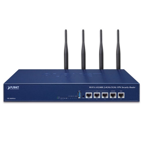 Wi-Fi 6 AX2400 2,4 ГГц/5 ГГц VPN Security Router - VR-300W6A