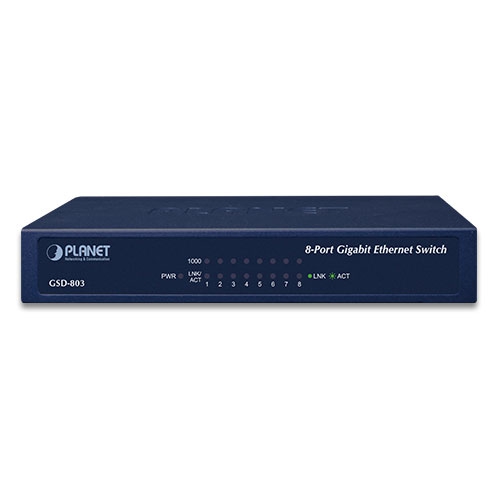 GSD-803 - 8-портовый гигабитный коммутатор
